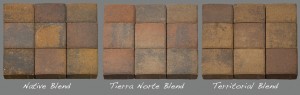 Paver colors from Phoenix Paver manufacture