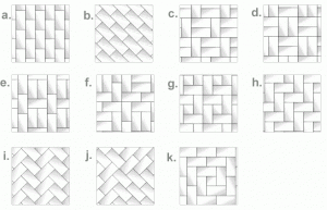 Paver patterns picture